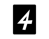 数字の4のフリー アイコン素材