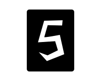 数字の5のフリー アイコン素材